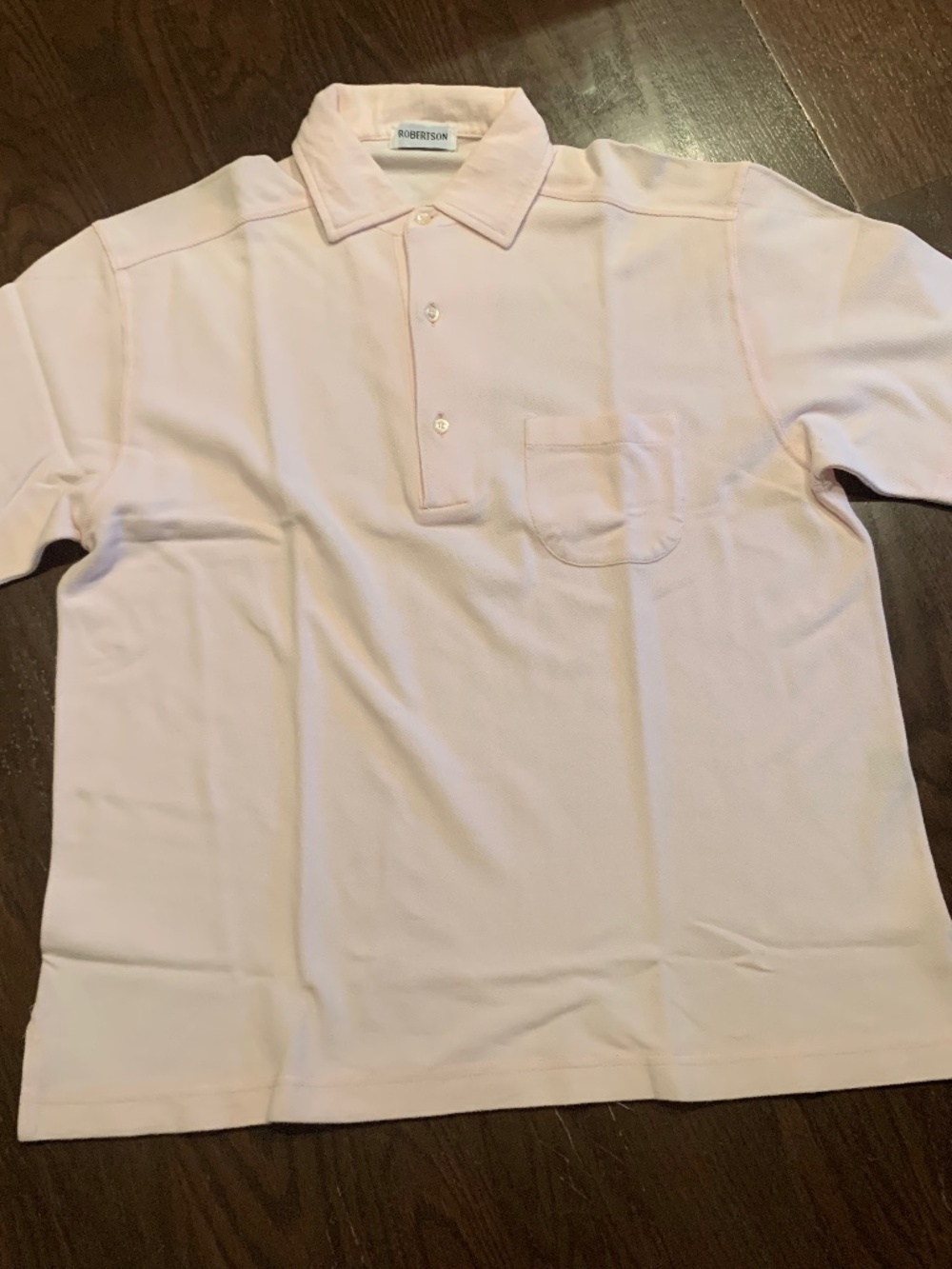 Robertson Men's short sleeves knit polo top